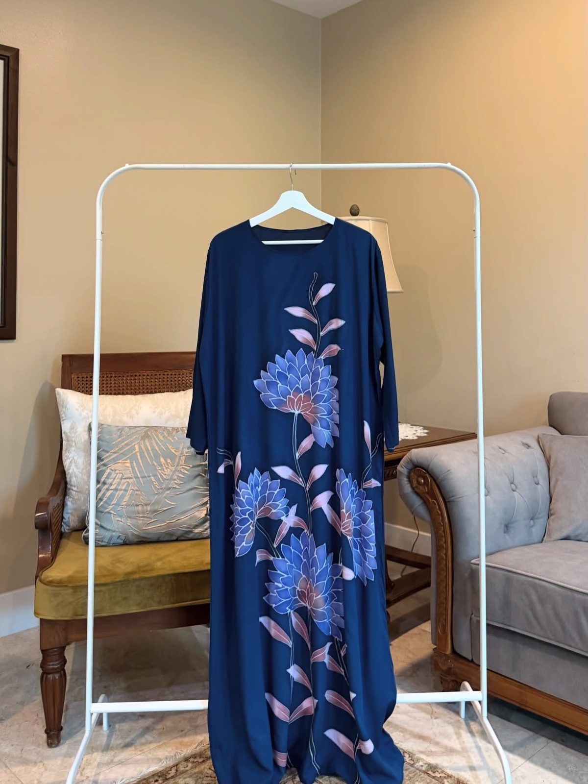 Navy Blue Lotus