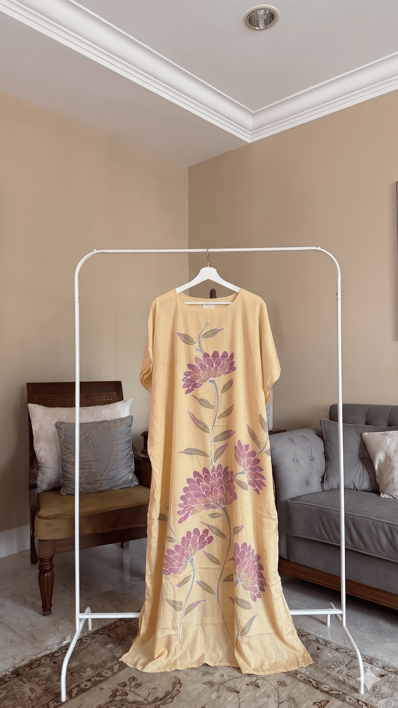 Floral Butter Kaftan