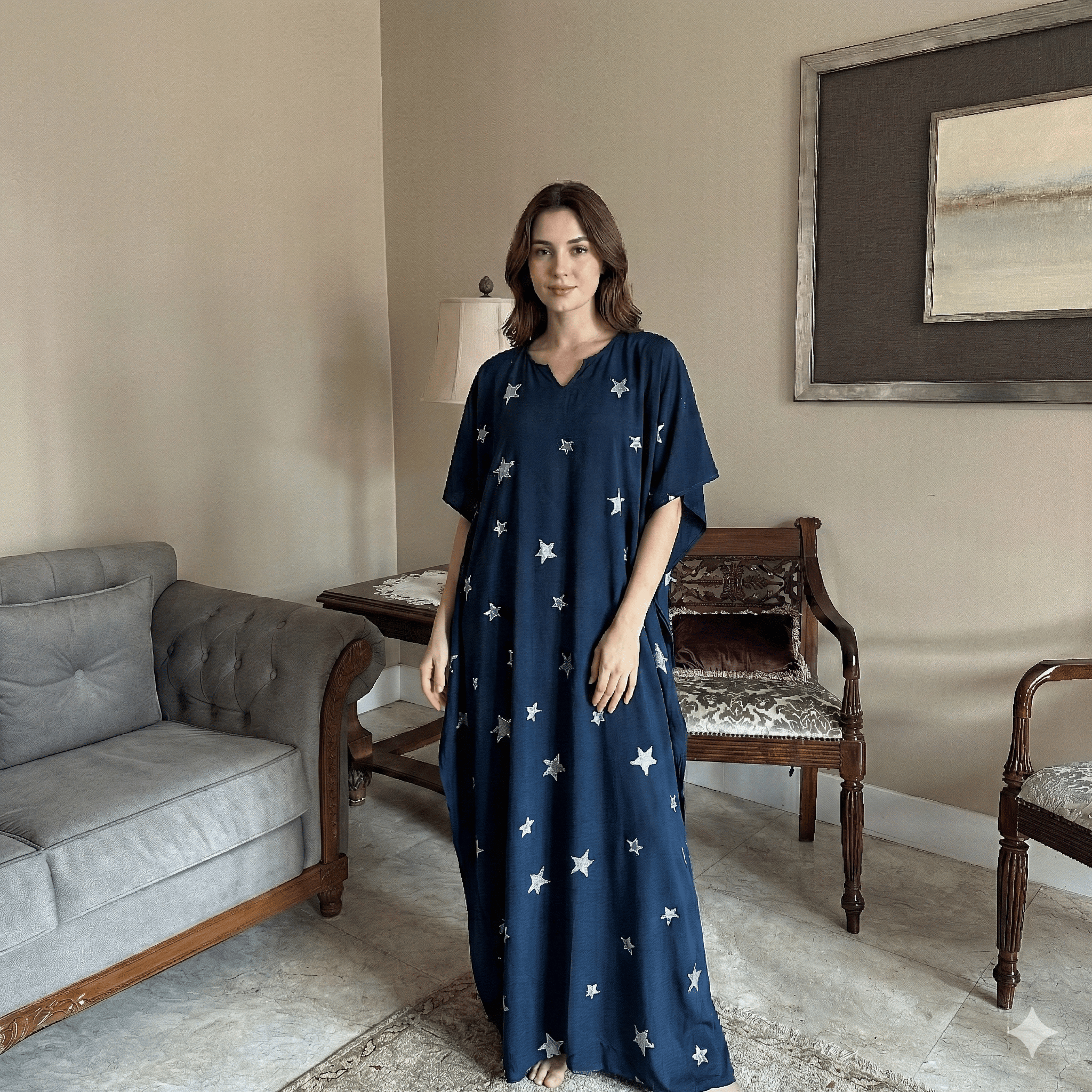 Stellar Blue Kaftan