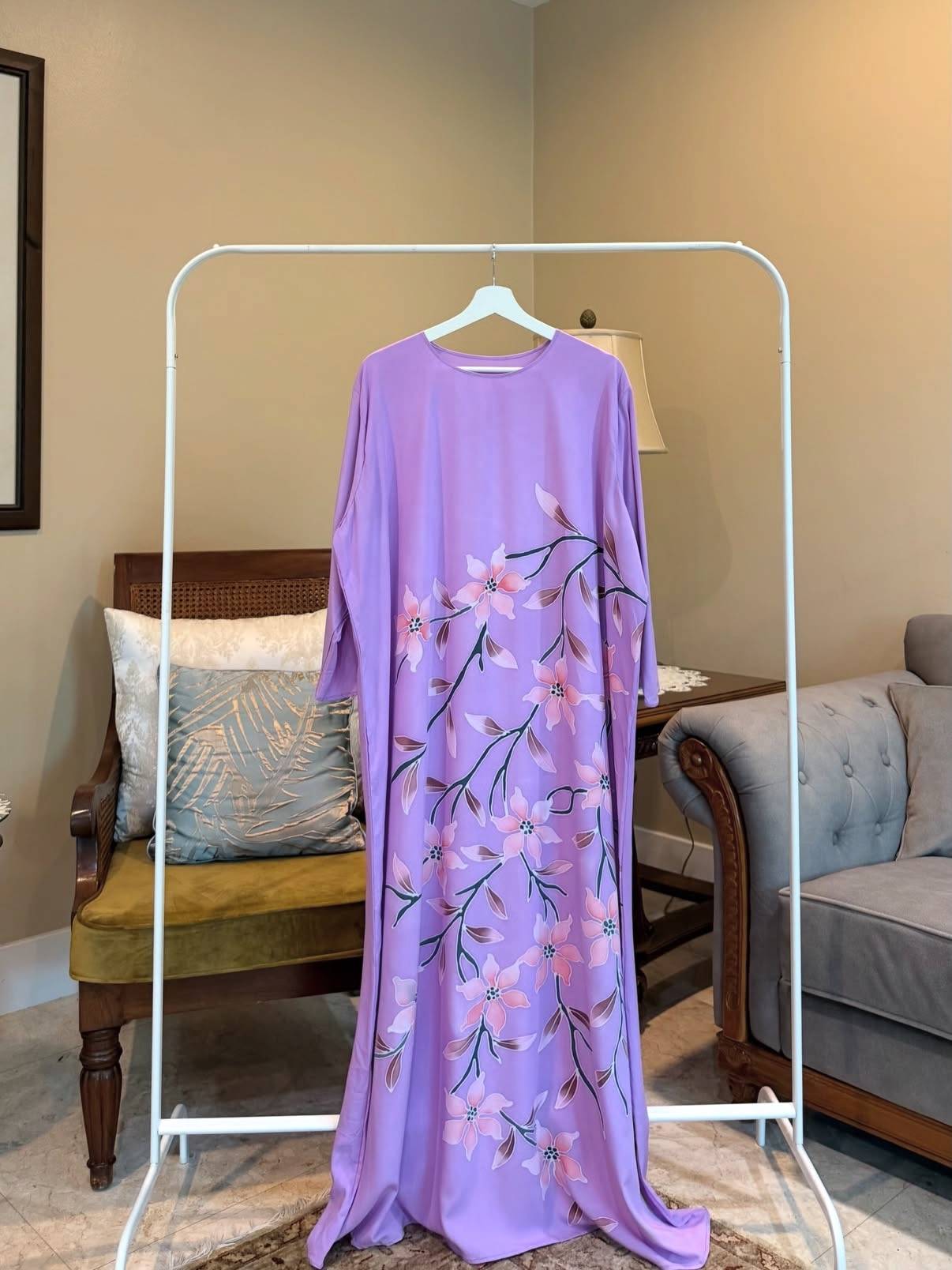Floral Lilac Flower Long Sleeve