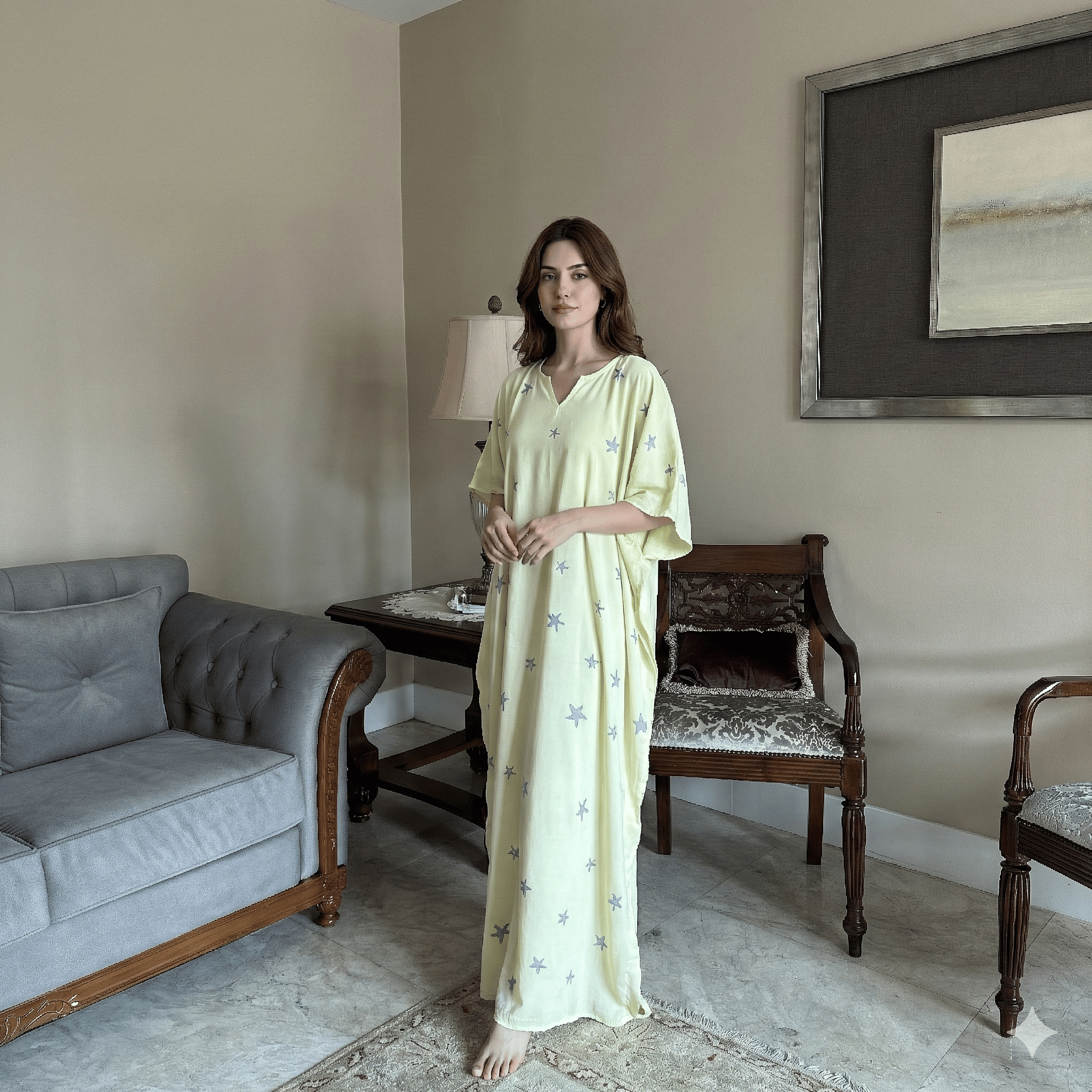 Stellar Yellow Kaftan