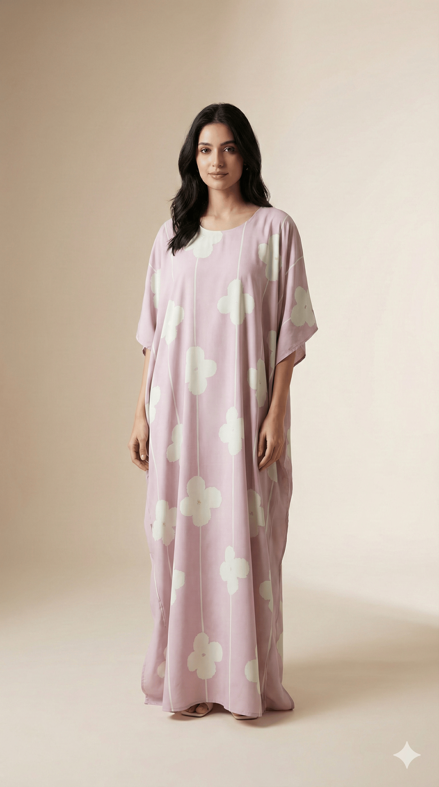 Daisy Lilac Kaftan