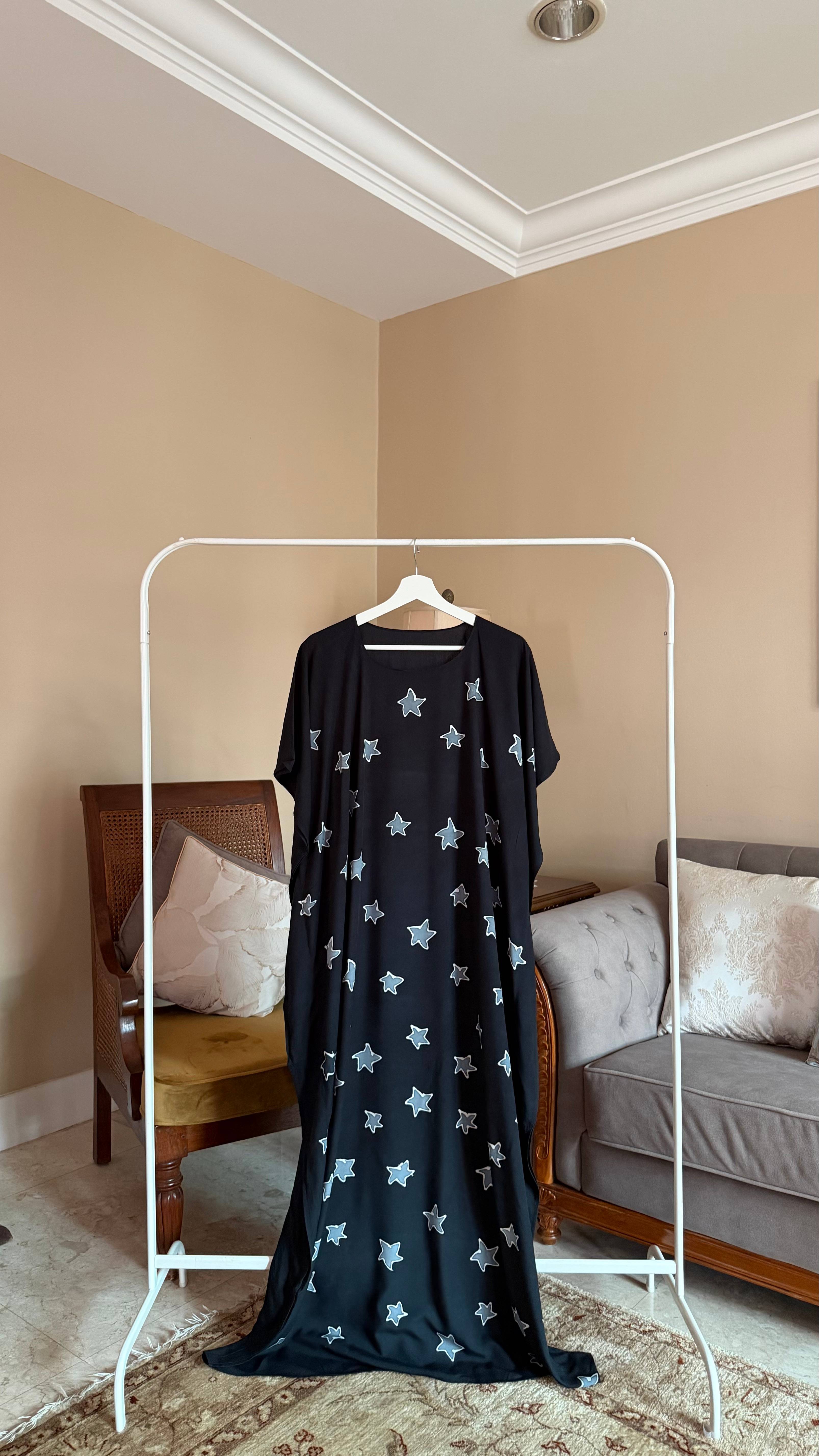 Stellar Black Kaftan