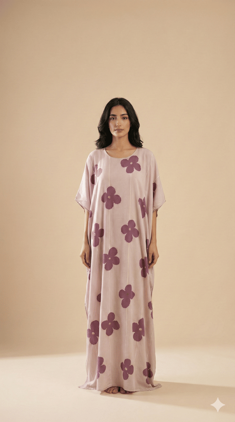Daisy Pink Kaftan, image 1