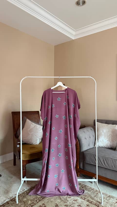 Stellar Purple Brown Kaftan, image 1